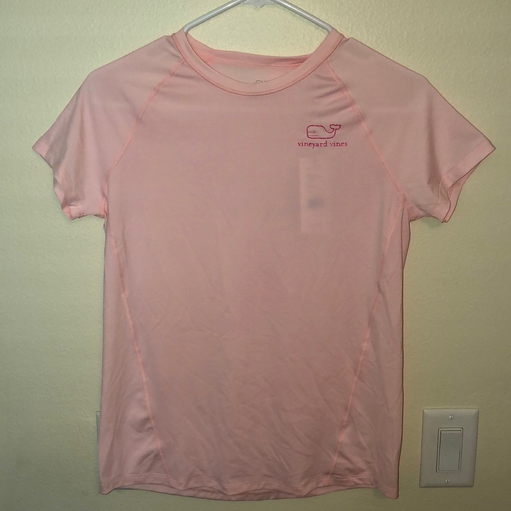 NWT 🆕 Vineyard Vines Pink 💗 Performance Tee SZ L